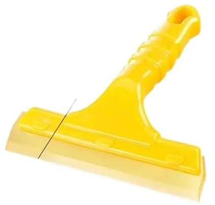 Multi-purpose tool shovel, colored sand caulking agent, standard tool for tile joint construction, yellow tendon scraper film Oxford soft scraper