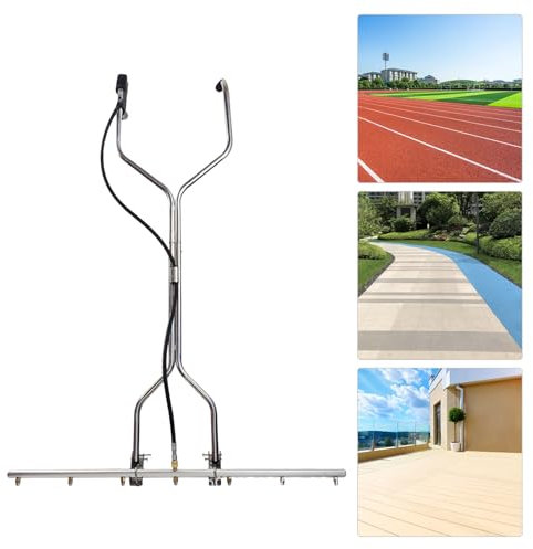 7 Düsen Wasserbesen für Hochdruckreiniger YUNRUX 5000psi Hochdruck Unterbodenreiniger 100 cm Multi-Funktions-Unterbaureiniger Oberflächenreiniger mit 360° Universalräder für Dächer, Zäune, Wände