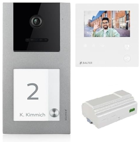 Balter EVO Aufputz Video Türsprechanlage 1-Familienhaus 4,3 EVO-Mini Monitor