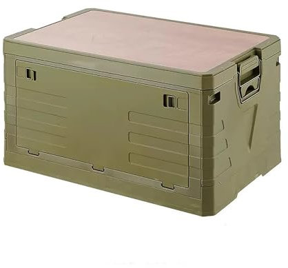 SFGTY Auto Kofferraum Aufbewahrungsbox für Corvette C5 Cabriolet Convertible LS1 V8 Cabrio 1997-2004 Multifunktionale Faltbarer lagercontainer Klappbox Transportbox Mit Deckel,Green-75L