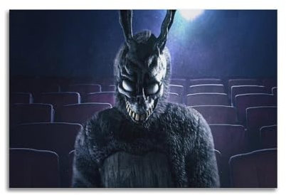 AAHARYA Donnie Darko Filmposter, abstraktes Bauernhaus, Galerie, ästhetische Raumdekoration für Schlafzimmer, Badezimmer, ungerahmt, 40 x 60 cm