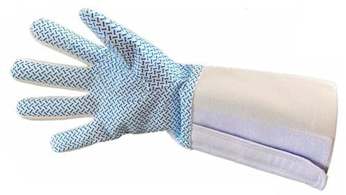 LYXXJRYBHD Fechthandschuh, Waschbarer Fechthandschuh, Fechtausrüstung, Atmungsaktiv, Hohe Sicherheit für Das Training, für Florett, Degen Und Säbel(10)