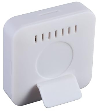 NOLOWY Thermomètre numérique hygromètre avec horloge, détection de haute précision adaptée pour le confort de la chambre de bébé