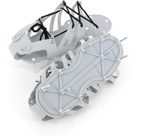 Zapatos aireadores de césped con pinchos, sandalias con pinchos | resistentes, sandalias de aireación ajustables con pinchos, zapatos de aireación de césped para patio, césped y jardín