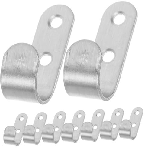 ABOOFAN 20 Sets Trailer Hitch Metal Wall Hooks Ratchet Hooks for Outdoor Garden Storage for Tarp