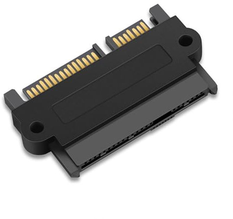Generico Adattatore SAS A | SFF -8482 SAS A Cavo - Da 22 Pin Da Maschio A 22 Pin Extender Adattatore Femmina, Daconvenientemente Utilizzato Per Proteggere L SAS A Cavo Per Disco Rigido
