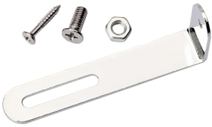 SEWACC Support Mural Acier Inoxydable pour Guitare Équerre Dangle Robuste Montage Discret Vis Fixation Murale Esthétique