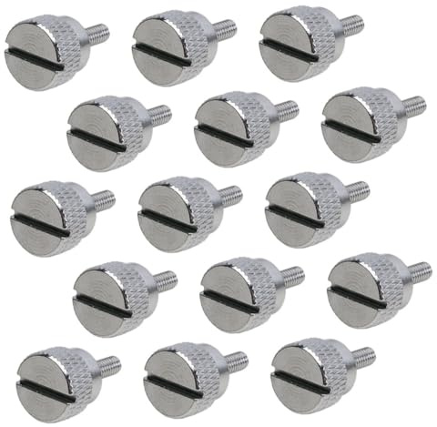 SEWOART Viti a Testa Zigrinata per Piedino Premistoffa in Metallo, Set da 15 Pezzi, Accessori per Macchina da Cucire per Uso Domestico e Professionale, Sostituzione e Manutenzione di Ricambi Cucito