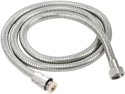 Duschschlauch 2 m mit Verdrehschutz, Flexibler Dusch Schlauch 2 m für Duschkopf und Handbrause, Shower Hose mit G1/2 Anschluss als Schlauch für Dusche und Zulaufschlauch Verlängerung