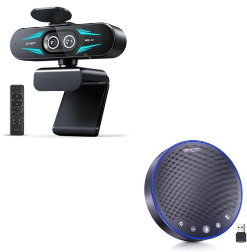 EMEET C60E Dual-Kamera-4K-Webcam für Streaming &