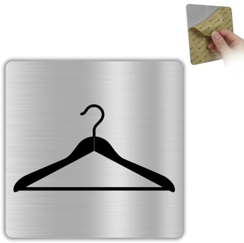 LEIASA | Panneau Vestiaire - 10x10 cm - Aluminium - Casiers et Cabine Sport