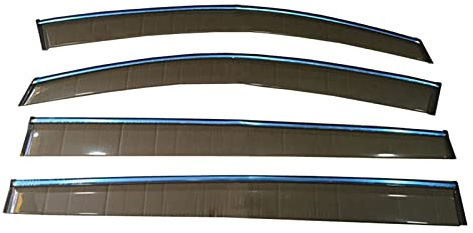 SYJY-SHOP Auto Styling Regenschutz Für V-W Touran 2011 2012 2013 2014 2015 Fenster Visier Lüftungsschirm Regen Sonne Windschutz Deflektoren