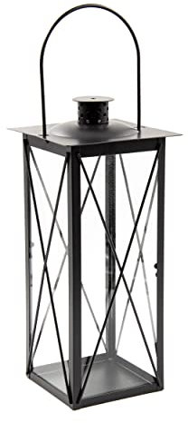 Blümelhuber Gartenleuchte zum Stellen oder Hängen - Windlicht Glas Laterne für Drinnen und Draußen - Terrassendeko - Grablaterne