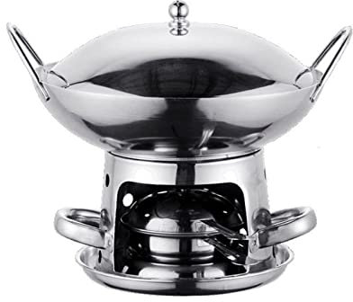 WOkismD Réchaud De Camping Portable en Acier Inoxydable pour Cuisiner par l'esprit avec Un Pot, sans Électricité, pour L'intérieur Et Le Camping 8