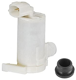 Pompe à fluide laveur de voiture Riloer, pompe de lave-glace de voiture avec anneau d’étanchéité Compatible avec Nissan Cabstar Navara Pick-up D22 Infiniti G25, remplacement 28920AR000