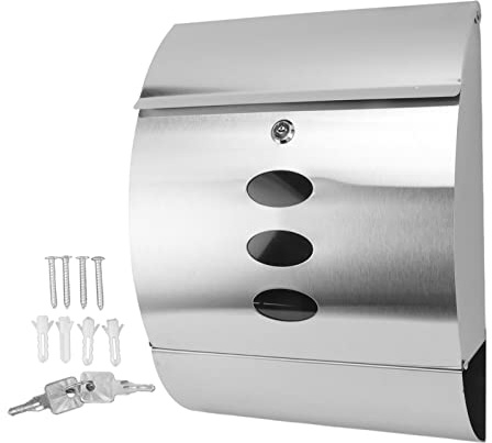 Letter Box Mailbox Rust Resistant Stainless Steel Wall Mounted AntiFade