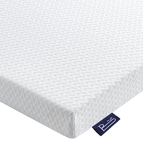 BedStory Topper Matrimoniale 160x190cm in Memory Foam Alto 8 cm, Materasso Correttore con Elastici Sfoderabile e Lavabile, Bianco