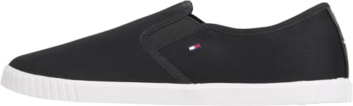 Tommy Hilfiger Donna Sneakers Slipper Canvas Slip-On Senza Lacci
