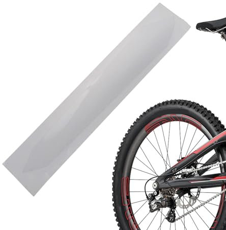 Fahrrad-Kettenstrebenschutz, transparentes Fahrradkettenschutzband | Verbesserte Ästhetik Kettenstrebenschutzfolienabdeckung für Mountainbike-Rennradkette, Kettenstreben-Rahmenschutz