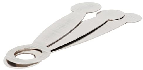 Mikinona 3stücke Flötenreparatur-polsterwerkzeuge Aus Edelstahl Für Piccolo-servicewerkzeuge Flötendruckpolster Zum Austauschen Von Lederpolstern Und Reparatur Von Undichtigkeiten