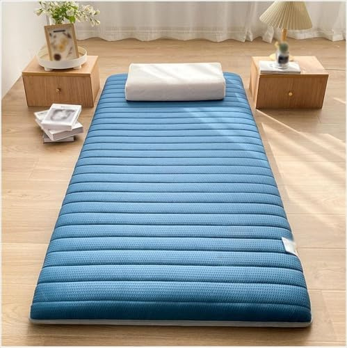 Matelas pliant de style minimaliste, surface rembourrée douce et légère pour chambre d'étudiants, camping, chambre d'hôtes (C, 80 x 190 cm)
