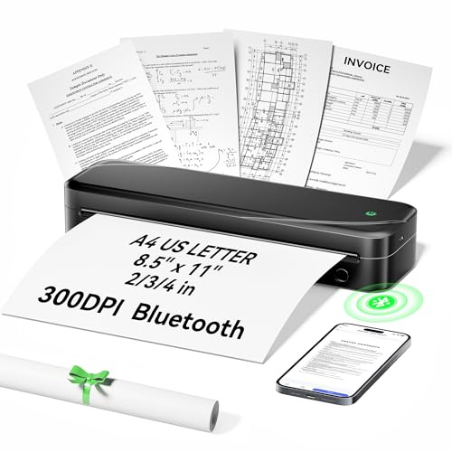 NelkoGlobal Bluetooth Thermal Printer for Travel