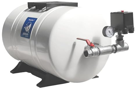Pompe&Moteur Kit Complet Ballon Surpresseur à Diaphragme Pwb 100l Horizontal