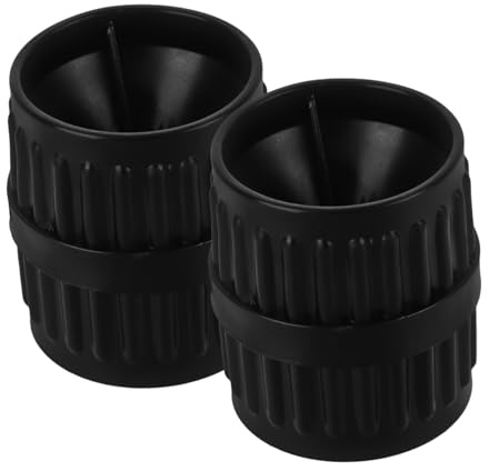 HEALEEP 2 Pièces Outil de Déburrage Tubes Cuivre Outils Chanfreinage Intérieur et Extérieur Portable et Pratique pour Éliminer Ébavurages sur Tuyaux Cuivre
