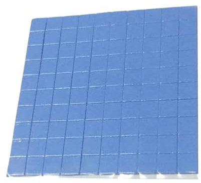 SHINEOFI 100pezzi Cuscinetto Termico in Silicone Conduttivo Per Chip Ic Cpu Ssd Led Pad Conduzione Del Calore Del Chip Cpu Pad Termico in Silicone Conduzione Del Calore Gpu Ssd