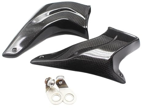 Raffreddatore pinza freno Sistema Raffreddamento Ad Aria Per Sistema Frenante Per Moto Adatto Per Suzuki GSXR 1000, GSXR 600 E 750 Condotti In Fibra Carbonio Kit Montaggio(Gloss Plain)