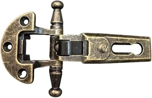 Cerniera per Mobili Antichi Stile Arte Povera CP54 – Cerniera Anticata per Ante in Battuta – Scodellino Diametro 27 mm, Collo 00, Pistone 6,5 cm