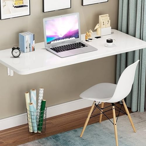 Klappbarer Wandtisch aus Holz, platzsparend, mehrere Größen (78,7 x 40,6 cm), stilvolle Lösung für Zuhause, Büro, einfach zu installieren, vielseitiger Tisch für kleine Räume