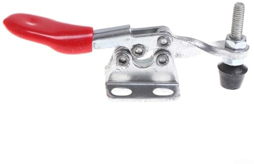 Confezione da 5 morsetti a levetta a sgancio rapido GH-201A, morsetti orizzontali con capacità di tenuta di 27 kg per lavorazione dei metalli, saldatura e assemblaggio