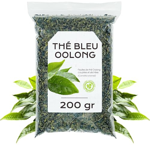 Te Oolong 200 g - Te Azul Chino Semioxidado - Antioxidante y Digestivo - Te a Granel - Infusion Natural Aromatica (200 gr, Té Azul Oolong)