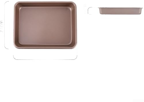 Moule rectangulaire anti-adhésif en acier au carbone pour gâteaux, pains pour utilisation au four, plusieurs tailles disponibles (C)