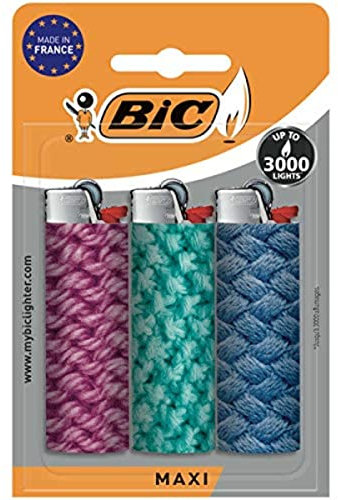 Bic 3 maxi briquets décorés - Le lot