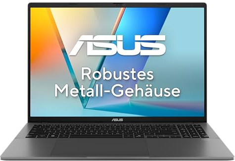 ASUS Vivobook S16 S3607AA Copilot+ PC | 16 WUXGA 16:10 OLED Display | Intel Core Ultra 7 355 | 32GB RAM | 1TB SSD | Intel Graphics | Win11 Home | QWERTZ | Matte Gray