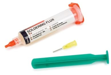 Velleman Lötpaste transparent 10 g, halogenfrei und bleifrei Flussmittelpaste, geeignet für PCB BGA CSP Löten und Elektronikreparatur, starke Haftung für zuverlässige elektrische Verbindungen