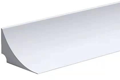 4M/157inch Shower Strip,Silicone Wet Room Floor Barrier,Bath Edging Sealing Strip,Bathroom Sink Bathtub Countertop Water Retaining Strip(2.5cm,White)