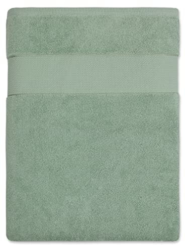 BANANALU Saunatuch XL - XXL 100x180cm Qualität 100% Baumwolle 600g/m2, 1 Stück, Silt Green 14-5706, 100x180cm, 600g/m2