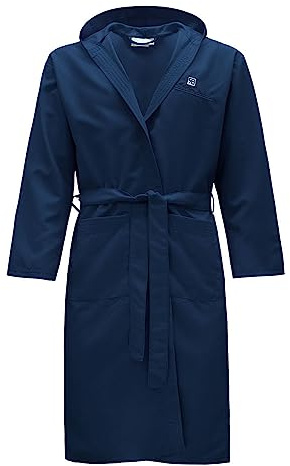 Renato Balestra Bademantel Mikrofaser Herren Damen Unisex mit Kapuze Limited Edition