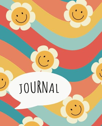 Colorful Cute Smiley Journal For Teens