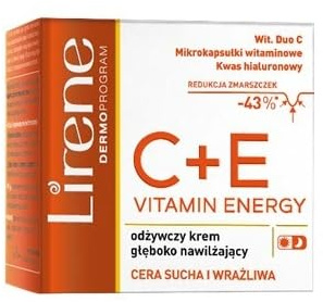 Lirene, C+E Nourishing Deep Moisturising Day/Night Cream, 50 ml, valida a lungo termine