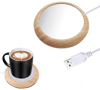 MYMULIKE Coffee Mug Warmer - USB Charging, Easy to Use - Office/Home Use Beverage Warmer, Suitable for Tea, Coffee, Milk