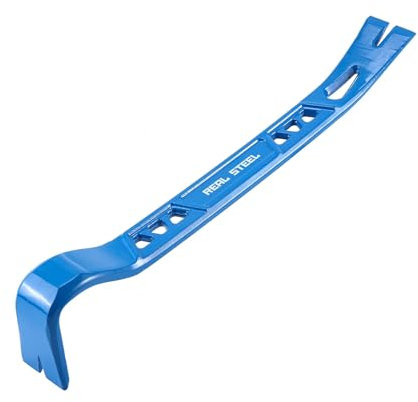 REAL STEEL Flache Brecheisen, 38,1cm Hebeleisen Nageleisen, Multifunktions Brecheisen zum Aufheben, Schaben, Heben, Ziehen 0695