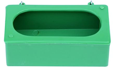 Kisangel 10pcs Anti-spill Trough for Bird Feeder Pigeon Feeding Dish Bird Supplies Easy to Remove Clean Suitable for Parrots Small