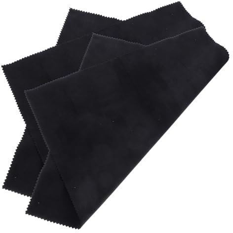 SEWACC 2pcs Microfiber Polishing Cloth 30x30cm Cleaning Cloth for Silverware and Jewellery Reusable Random Colour