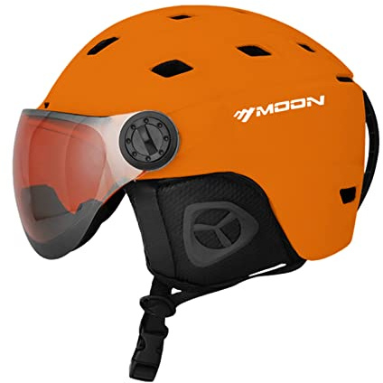 Ski Helmet in-Mold Snowboard Helmet Snow Sports Helmet with Goggles for Men and Women