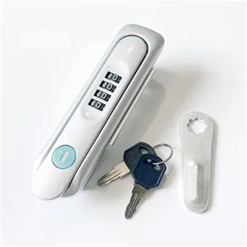 Passwortsperre for Ladebox, Ladestapel, Netzwerk, elektrischer Schaltschrank, ToolboksEquipment Griff, Passwortsperre, 1 Stück(Silver)