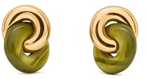 Kate Spade New York Interlock Stud, Light Green